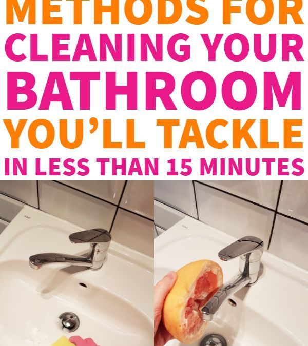 7 Cleaning Tips for Your Bathroom