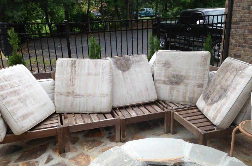 How to Clean Mould Off Outdoor Cushions and Furniture