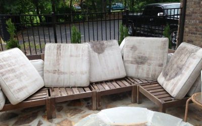 How to Clean Mould Off Outdoor Cushions and Furniture