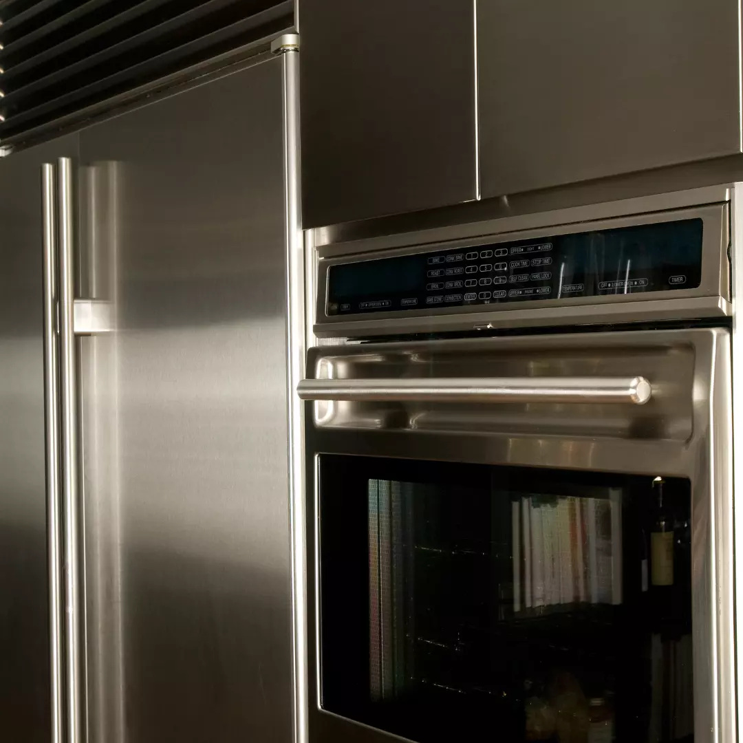 Cleaning stainless steel refrigerators