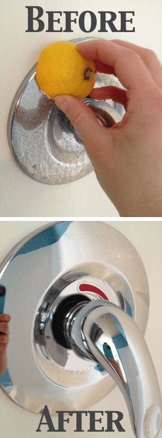 Use Lemons To Remove Hard Water Stains