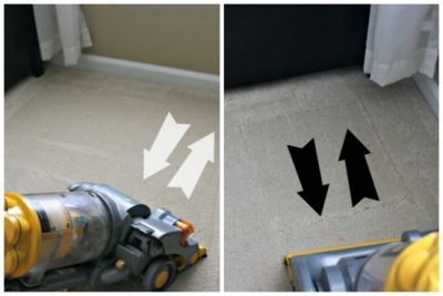 vacuuming housekeeping hacks 
